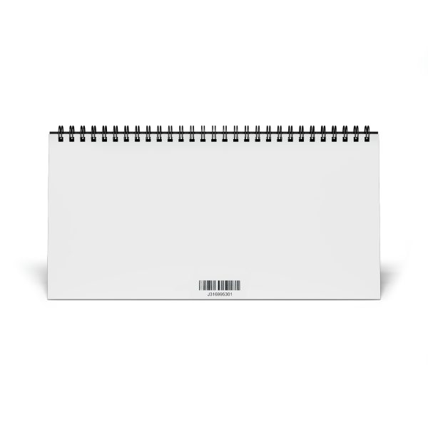 2024 Chibi Manga Desk Calendar - Satin Finish, 10x5", Spiral Binding, Tent Card Backing