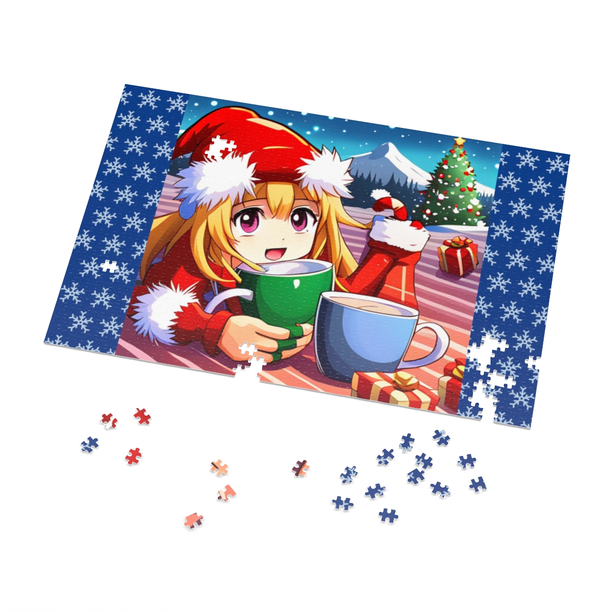 Weihnachtspuzzle: Fröhliche Auszeit für die ganze Familie!