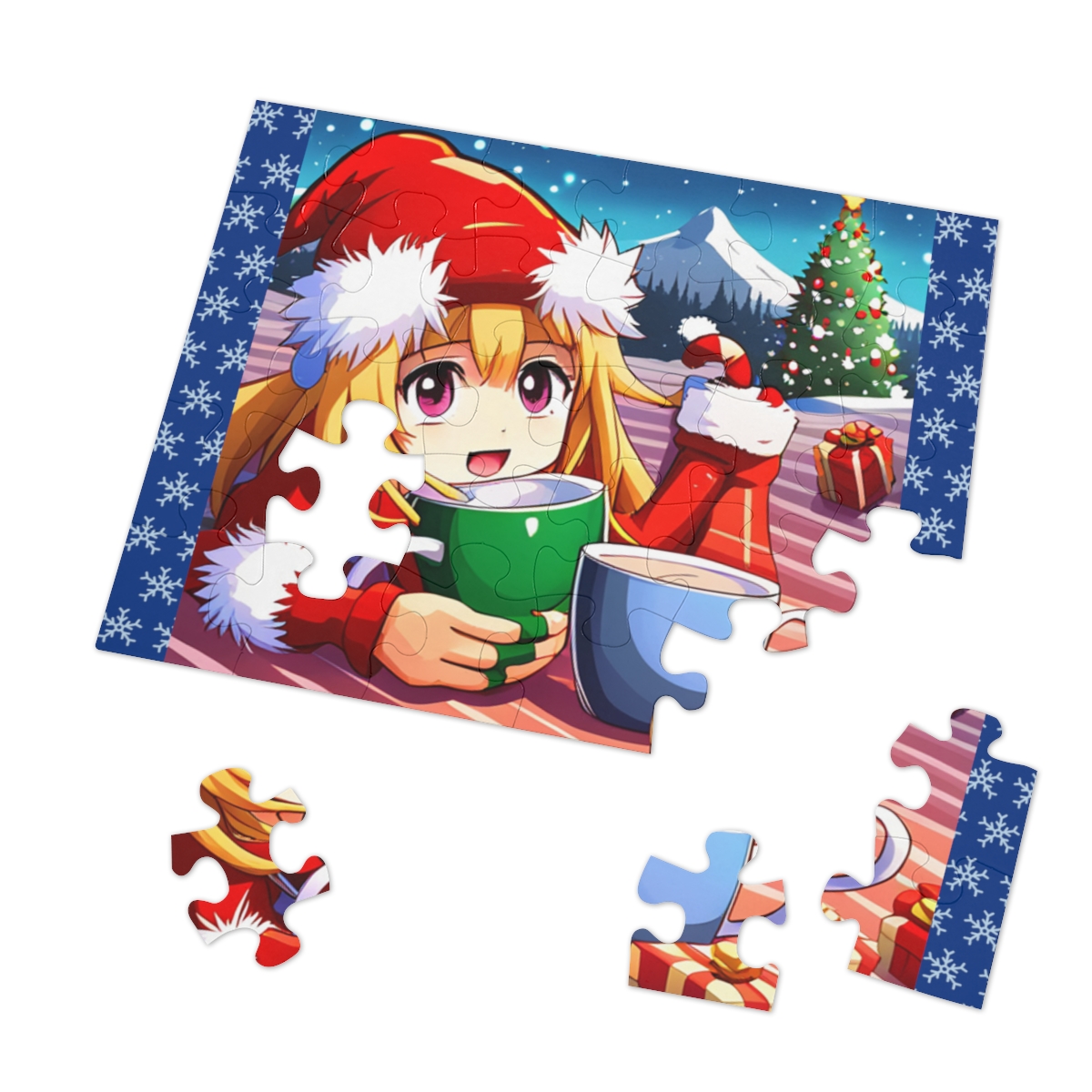 Weihnachtspuzzle: Fröhliche Auszeit für die ganze Familie!