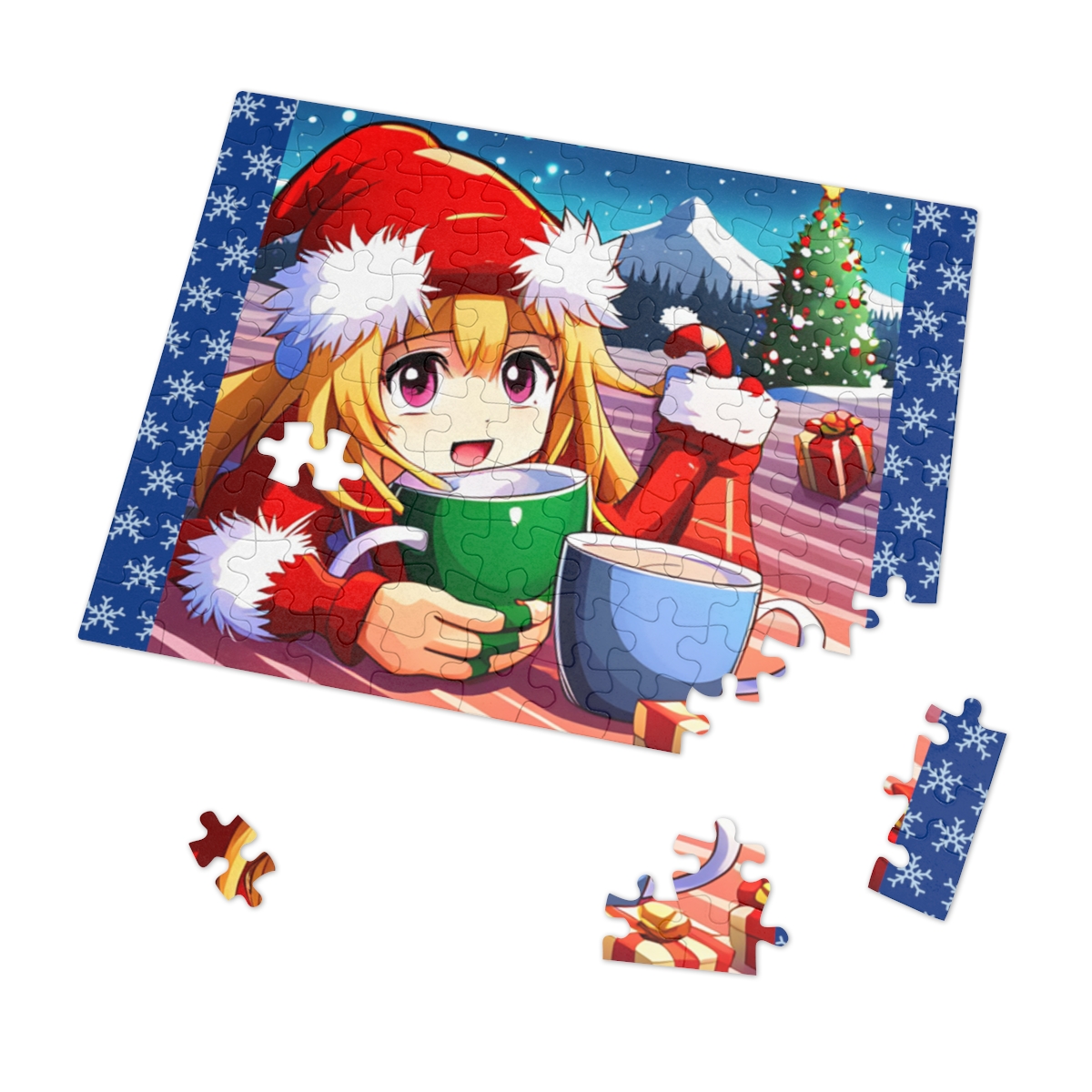 Weihnachtspuzzle: Fröhliche Auszeit für die ganze Familie!