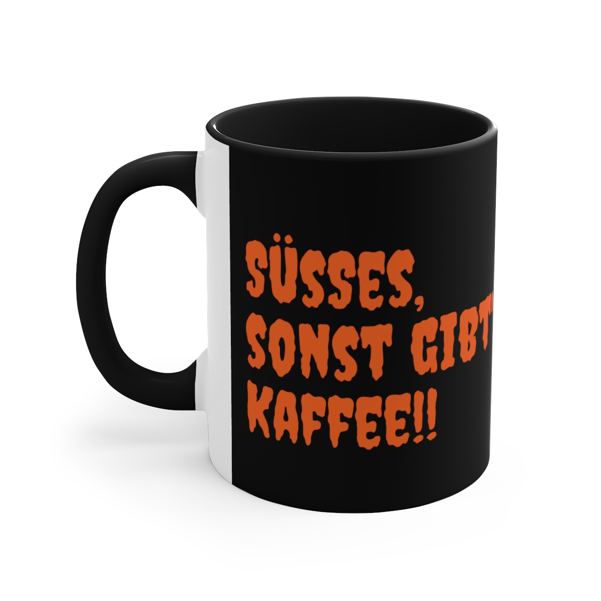 Bunte Hexe Halloween Kaffeetasse - 'Süßes, sonst gibt's Kaffee!' - Farbenfroh und Charakterstark, 11oz