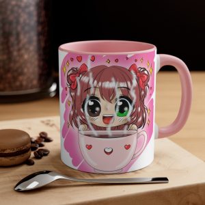 Valentinstagtasse – ‚I love you more than my morning coffee and that really says a lot!‘ – Farbenfroh und Charakterstark, 11oz