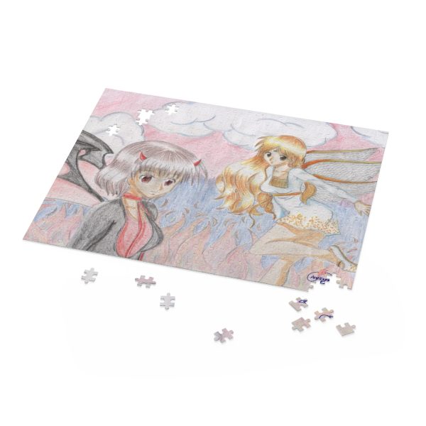 Puzzle (120, 252, 500-Piece) Engel and Devil
