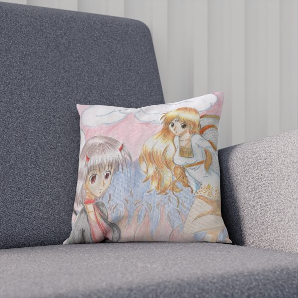 Cushion - Angel and Devil