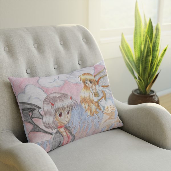 Cushion - Angel and Devil
