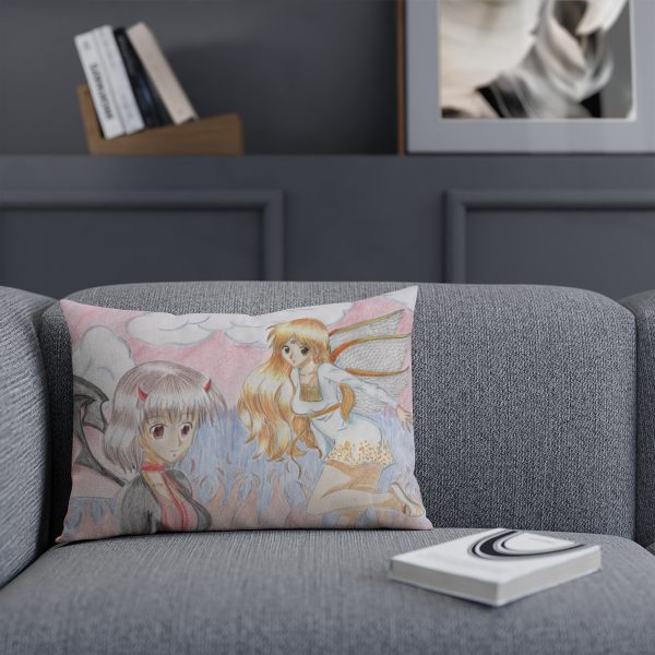 Cushion - Angel and Devil